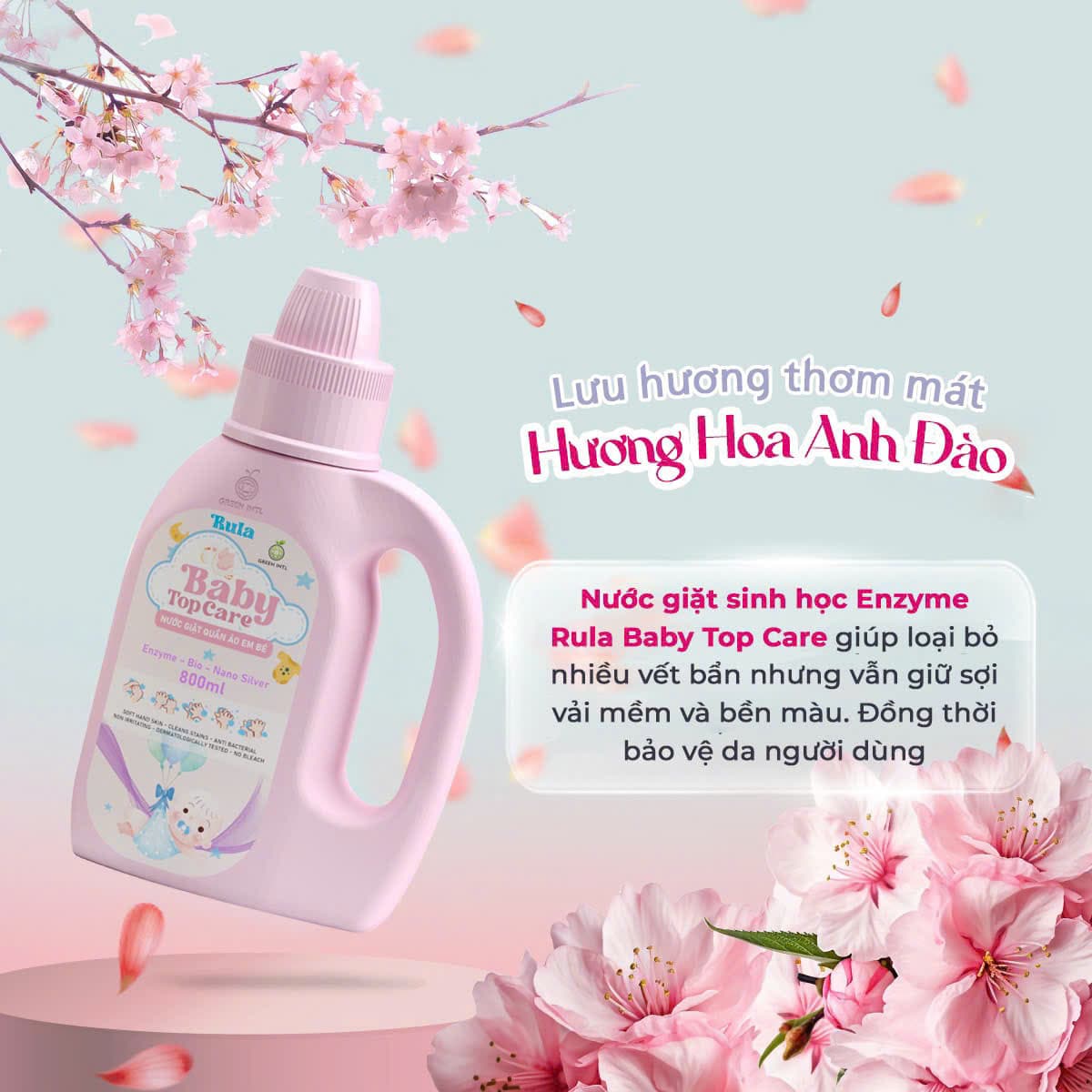 Nước giặt quần áo em bé Baby Top Care - 3