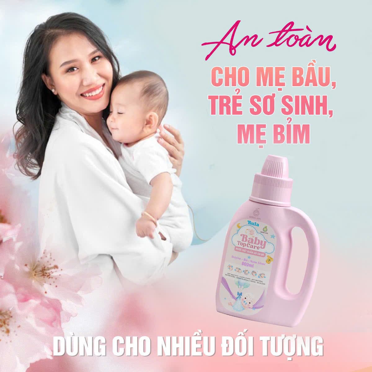 Nước giặt quần áo em bé Baby Top Care - 2