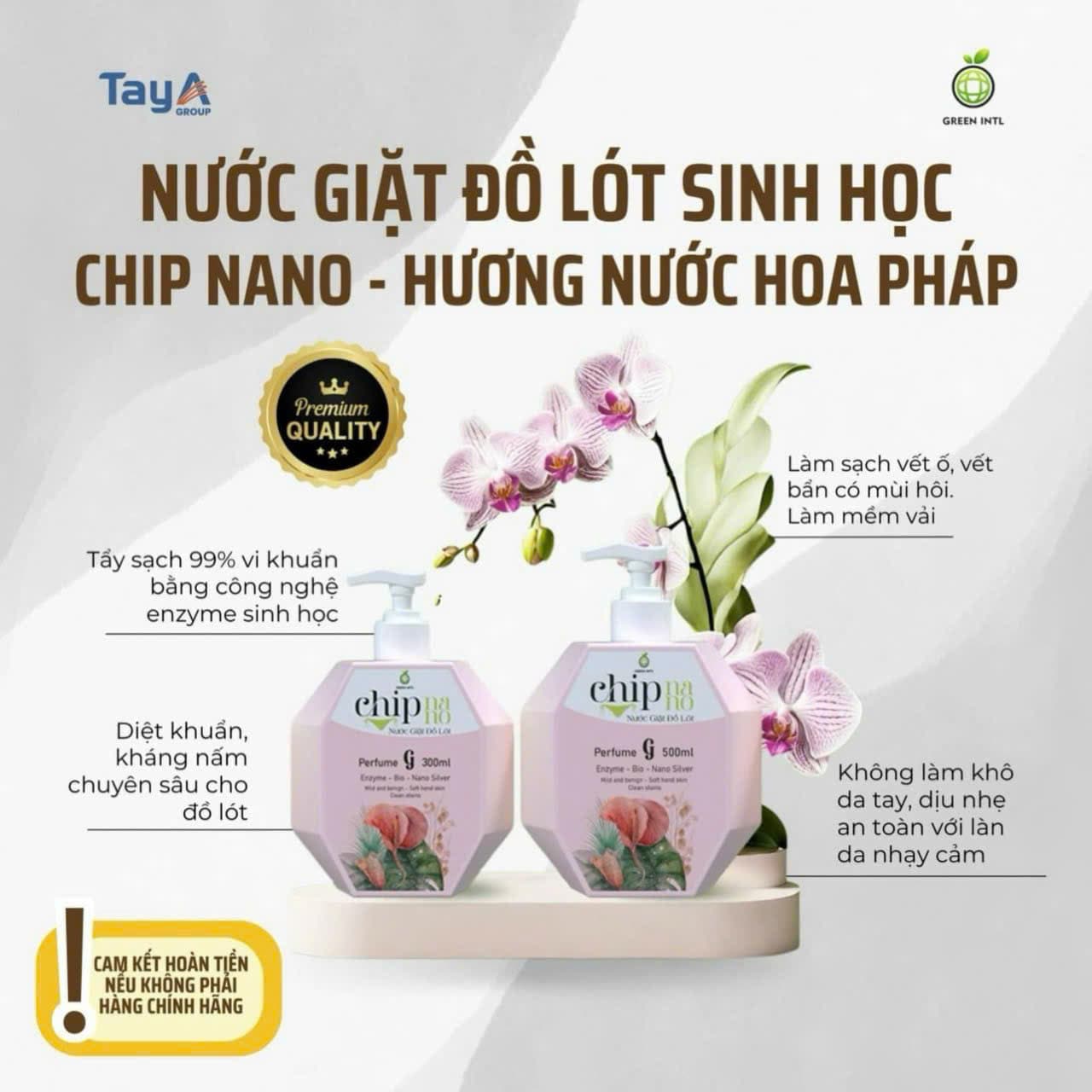 Nước giặt đồ lót Chip nano - 3