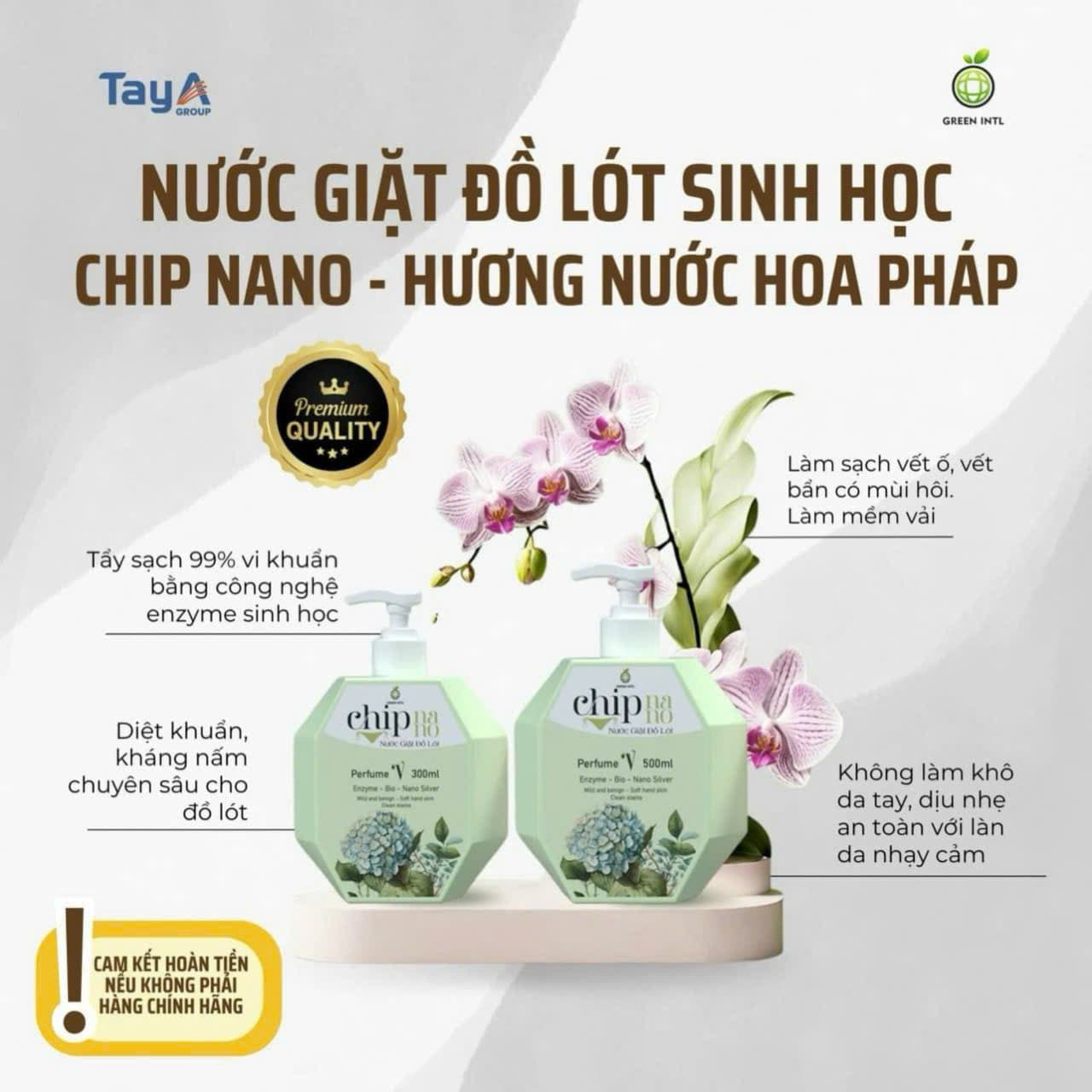 Nước giặt đồ lót Chip nano - 2