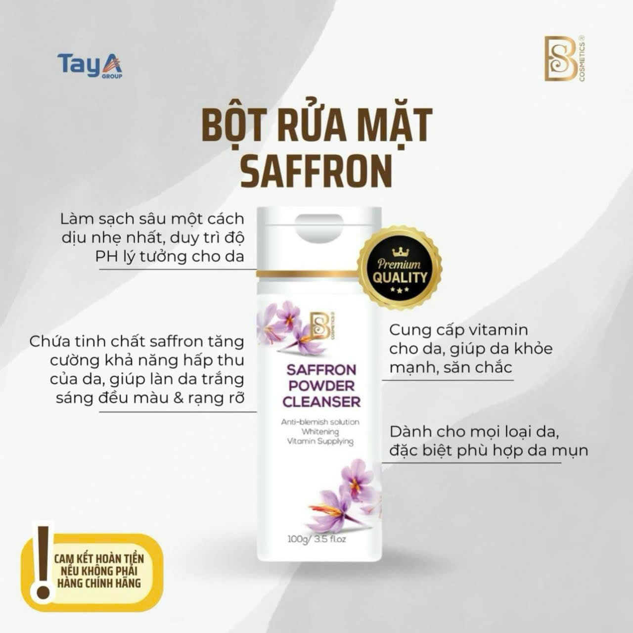 Bột rửa mặt Saffron
