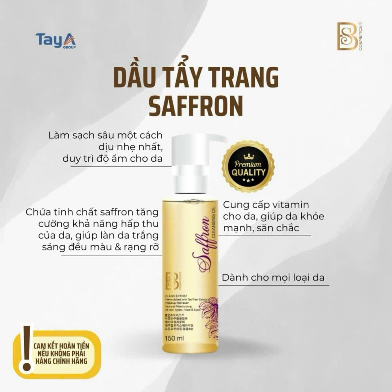 Dầu tẩy trang Saffron